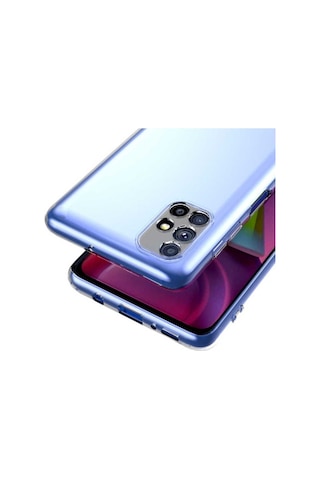 Galaxy M51 Kılıf Zore Kamera Korumalı Süper Silikon Kapak Renksiz