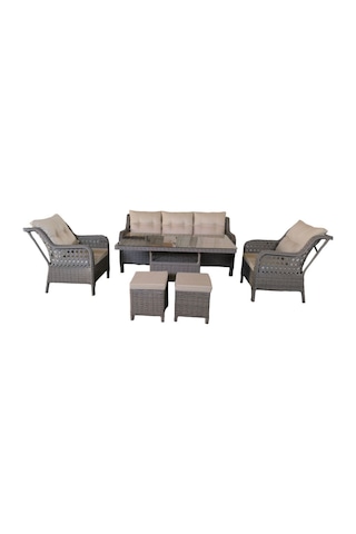 Rattanhome Rose Max Açık Gri