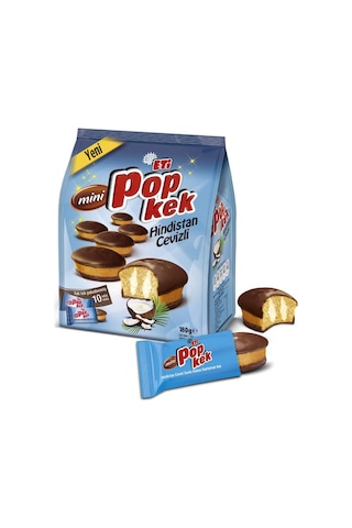 Eti Popkek Mini Hindistan Cevizli 10 x 180 G