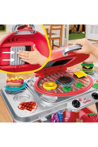 G0500 Play-doh Cızırtılı Izgara Oyun Seti +3 Yaş Çok Renkli