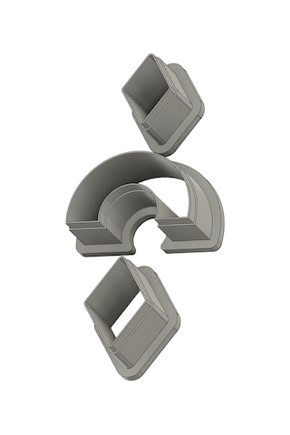 Polimer Kil Küpe Kalıbı Model 0005