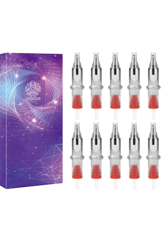 Aubyhe Tattoo Uygulama Kalemi 10 Adet - 0.5mm Uç, Yüksek Kalite Pvc, Yeni Başlayanlar İçin, Uygulama Derisi Ve Kağıt Üzerinde Kullanım, Çeşitli Spinner Ve Makinalarla Uyumlu