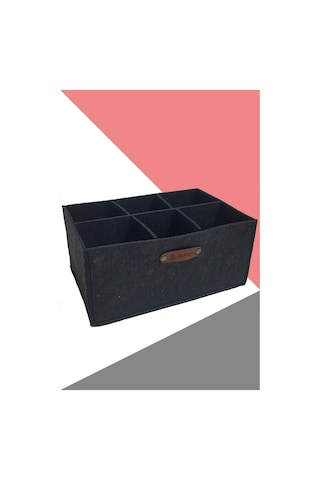 Keçe Çekmece & Dolap İçi Düzenleyici 3 2 Cm Şık Ve Pratik Dolap Organizasyonu Gri