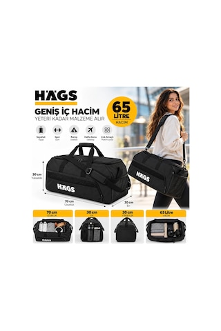 Spor Seyahat Çantası, Duffle Bag, Taşıma Çantası, Su Geçirmez Dayanıklı, Erkek, Kadın İçin Büyük Boy Spor