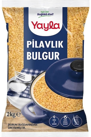 Yayla Pilavlık Bulgur 2 Kg X 3 Adet