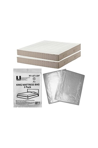 King Yatak Poli Kılıfları, 76 X 15 X 104 İnç, 2'li Paket Genel