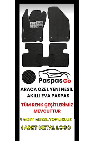 Renault Megan-3-hb-bgj 2009-2016 Yeni Nesil Araca Özel 3d Eva Oto Paspas