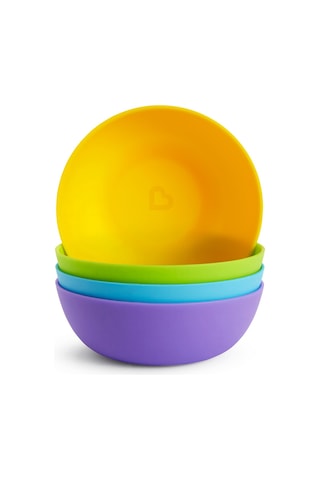 Munchkin Bebek Beslenme Kaseleri 4'lü 6+ Ay Çok Renkli