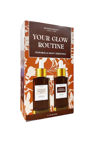 Provence Beauty Vitamin C & Hyaluronic Acid Gündüz Serumu 60 ML + Retinol & Niacinamide Gece Serumu 60 ML
