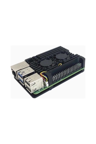 Raspberry Pi 5 Fanlı Alüminyum Muhafaza Kutusu