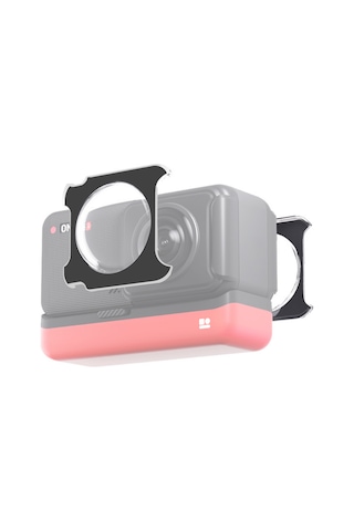 Puluz Lens Korumaları Insta360 One R / Rs / Sphere Siyah İçin Pc Koruyucu Kapak