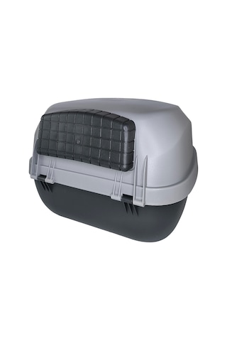 Motosiklet Arka Çanta 32 Litre Carbon Desen Sırt Dayama Pedi Motor Çanta Gri Gri