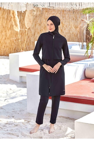Kadın Büyük Beden Tam Tesettür Siyah Haşema C3t8n5o4 001