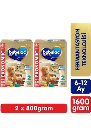 Konforlu Devam Sütü, 6-9 Ay İçin 800 Gr X 2 Paket