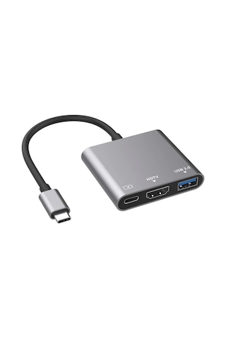 Enkado Ekd-tp43, Type-c To Hdmı+pd+usb 3.0 Çevirici
