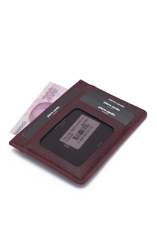 Pierre Cardin Bordo Unisex Deri Kredi Kartlık 0323b6f Bordo-floater
