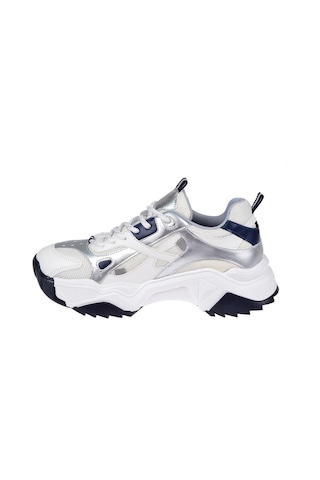 Pullman Kadın Spor Ayakkabı Sneaker Sms-65137 Beyaz Laci-beyaz Laci Beyaz - Lacivert