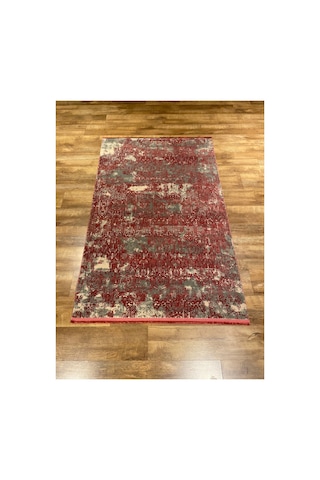 Palette Pa04c Kırmızı-gri Halı Çok Renkli