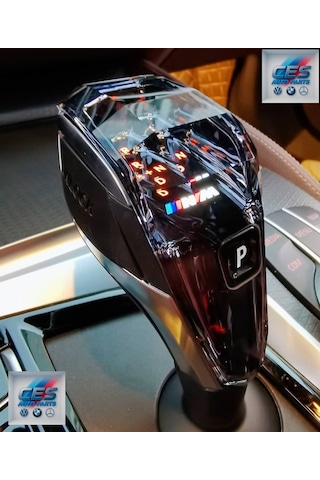 Bmw F32 Uyumlu Kristal Işıklı Vites Topuzu / Start Stop / İ-drive 3 Parça Set Renkli