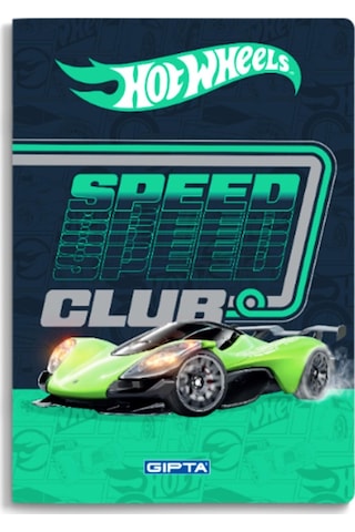 Gıpta Hot Wheels Karton Kapak Dikişli Not Defteri A6 48 Yaprak Çizgili 5443 Çok Renkli