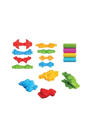 3d Dinozor Oyun Hamur Seti 200 Gr. - Oyun Hamuru Seti - Hamur Setleri - Hamur Kalıpları Renkli