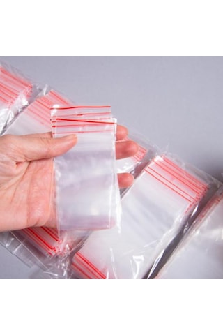 Kilitli Torba Kilitli Poşet 6X7 Cm 100 Adet