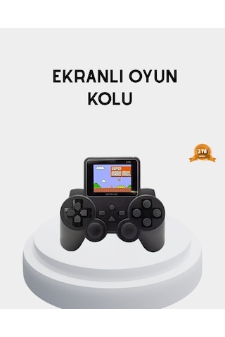 Atari S10 Retro Oyun Konsolu - 520 Nostaljik Oyun, Tv Bağlantılı, Şarjlı Ve Taşınabilir