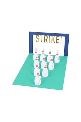 Meri Meri - Bowling Tebrik Kartı