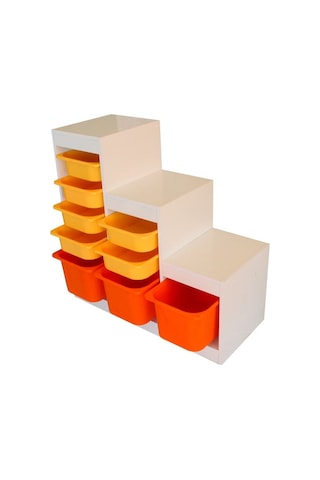 Woodnjoy Zigzag Oyuncak Dolap Mdf Lam