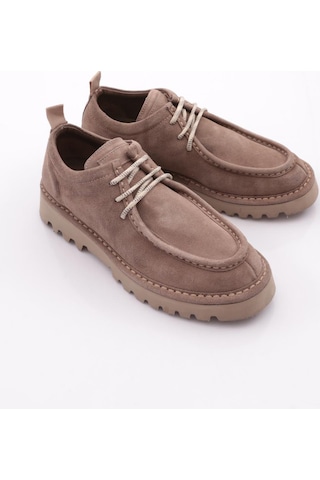 Dgn 24286 Erkek Casual Ayakkabı Kum Süet