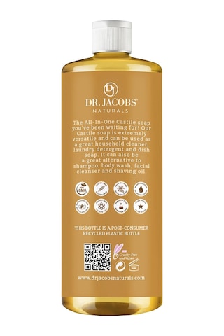 Dr. Jacobs Naturals Portakal Ve Zencefil Özlü Çok Amaçlı Bitkisel Kastil Sabun 946ml