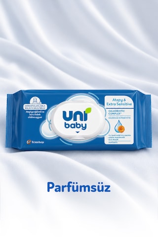 Uni Baby Atopy & Extra Sensitive Atopik Ciltlere Özel Islak Mendil 12x40 480 Yaprak 12'li Set