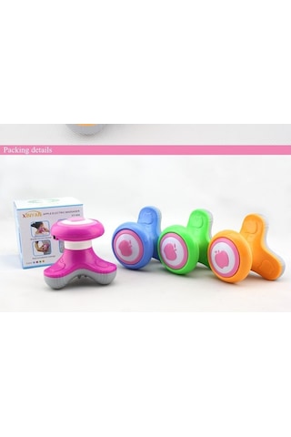 Soulader Usb Şarjlı Seyahat Masaj Aleti Taşınabilir Mini Fizyoterapi Cihazı Boyun Sırt Kol Renkli