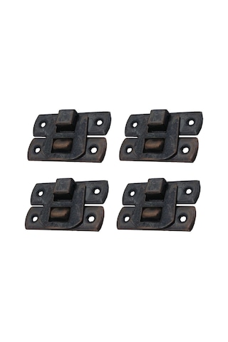 Yaylı Klips Oksit 4 Adet 20x30 mm Kutu Kapak ve Sandık Kilit