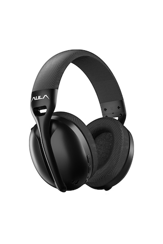 Aula S6 Type-C Mikrofonlu Bluetooth Oyuncu Kulaklığı Siyah