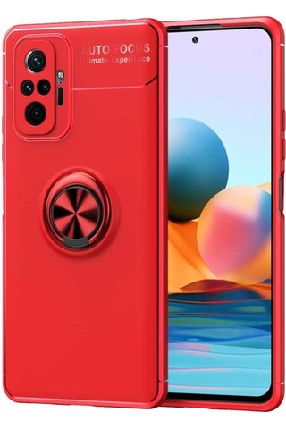 Xiaomi Redmi Note 10 Pro Kılıf Zore Ravel Yüzüklü Silikon Kılıf