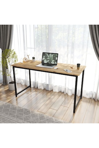 Just Home Çalışma Masası - Atlantik Çam - 140 Cm Atlantik Çam