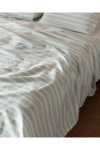 Darvell Tek Kişilik Ecocell Baskılı Pike Takımı 8684427021286 Yeşil