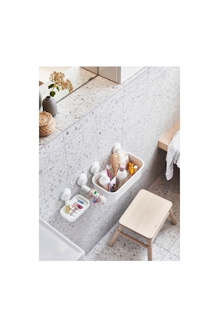 Ikea Tısken Tuvalet Kağıdı Tutucu 15 X 16 X 4 Cm Beyaz