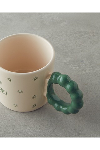 English Home Merci Seramik Kupa 260 Ml Yeşil Yeşil
