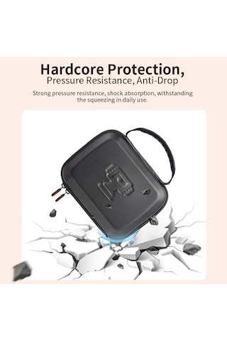 Gajeena Djı Pocket 3 Uyumlu Taşıma Çantası - Kamera, Tripod Ve Aksesuarlar İçin Organizatör Çanta Siyah