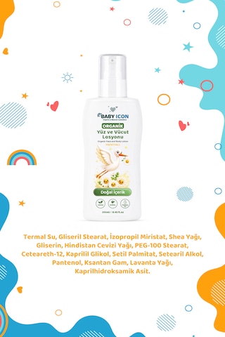 Doğal Vegan Papatyalı Yüz Ve Vücut Losyonu 200 Ml