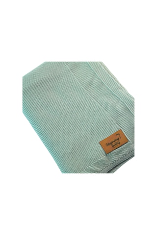 Mummy's Baby Tencel Örgü Bebek Battaniyesi 80x100 Yeşil