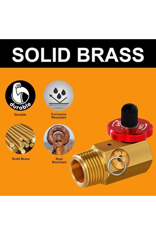 2 Paket Hava Tankı Manifoldu Dolum Portu, Alüminyum Topuz, Emniyet Vanası Ve Rölyef Bypass 1/2 İnç Npt Tankı X 1/4 İnç Npt Hortum X 1/8 İnç Npt Ölçer Hava Kompresörü Taşınabilir Tank İçin