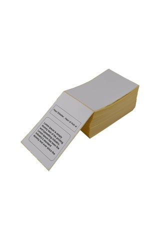 Lexroo 100mm X 150mm 500 Adetlik Paketlerde Lamine Termal Z Katlama Kargo Etiketi Diğer