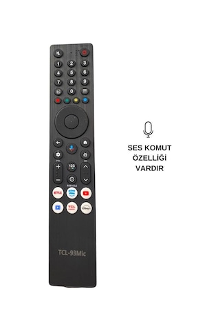 Tcl Lcd Led Tv Kumanda Netflix Tuşlu - Ses Komutlu
