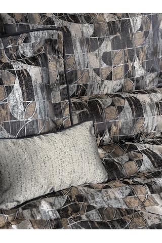 Cotton Box Smart Çift Kişilik Yatak Örtüsü Milan Kahve Kahverengi