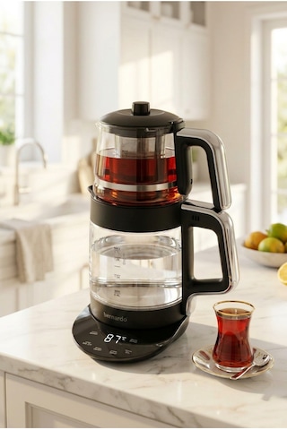 Bernardo Roma 1.7 L Dijital Cam Çay Makinesi