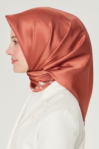 Armine İpek Eşarp Nostalji - 8553-84 Kiremit Twill Kiremit
