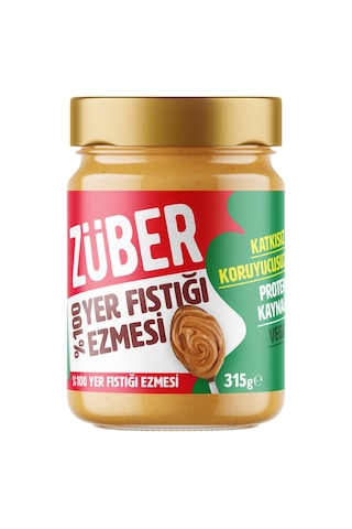 Züber %100 Fıstık Ezmesi 315g